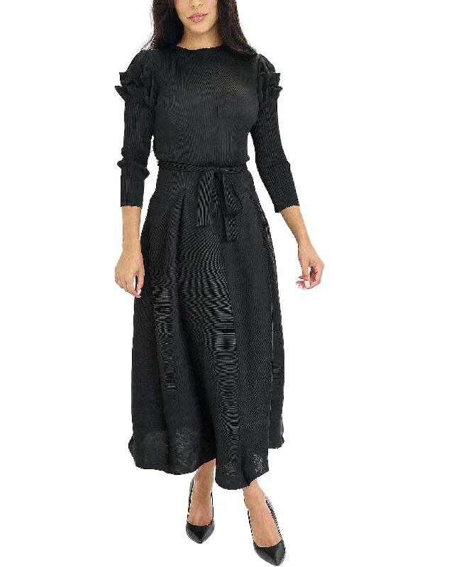 Price Reduction Crinkle Midi Dress