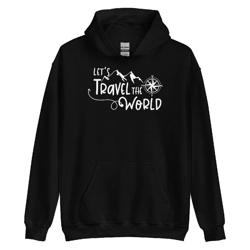 Final Clearance Lets travel the world - Unisex Hoodie