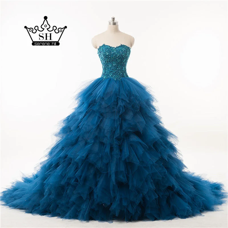 Deal Dash Dress Ruffles Organza Crystals Beaded Covered Back Sweet party dress HA2027 Deal Dash Dress Ruffles Organza Crystals Beaded Covered Back Sweet party dress HA2027