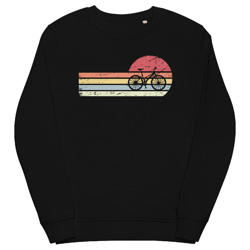 Daily Deals Sonne und Retro Linies - Radfahren - Unisex Premium Organic Sweatshirt