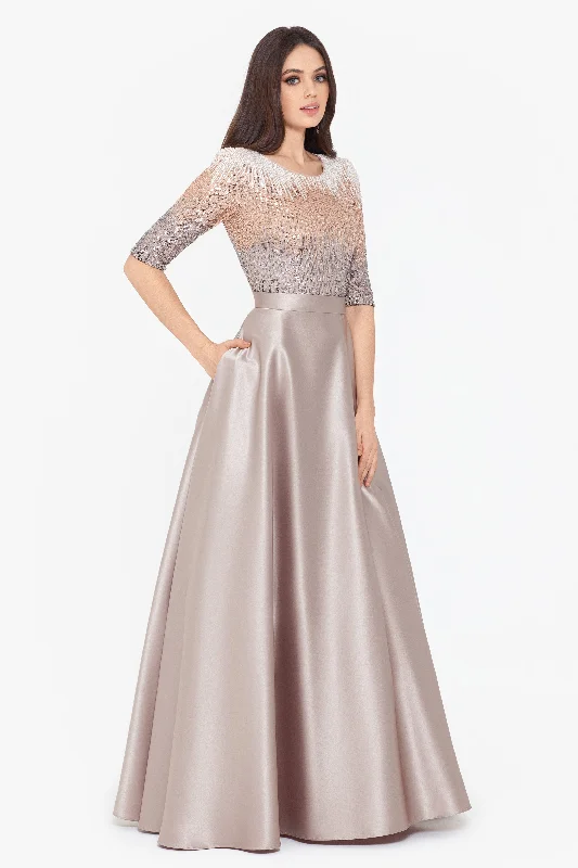 Sale Event "Quinn" Embellished Sequin Ballgown