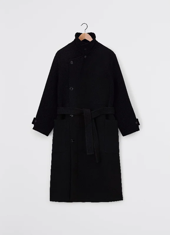 Price Reduction Lemaire Wrap Coat (Black)