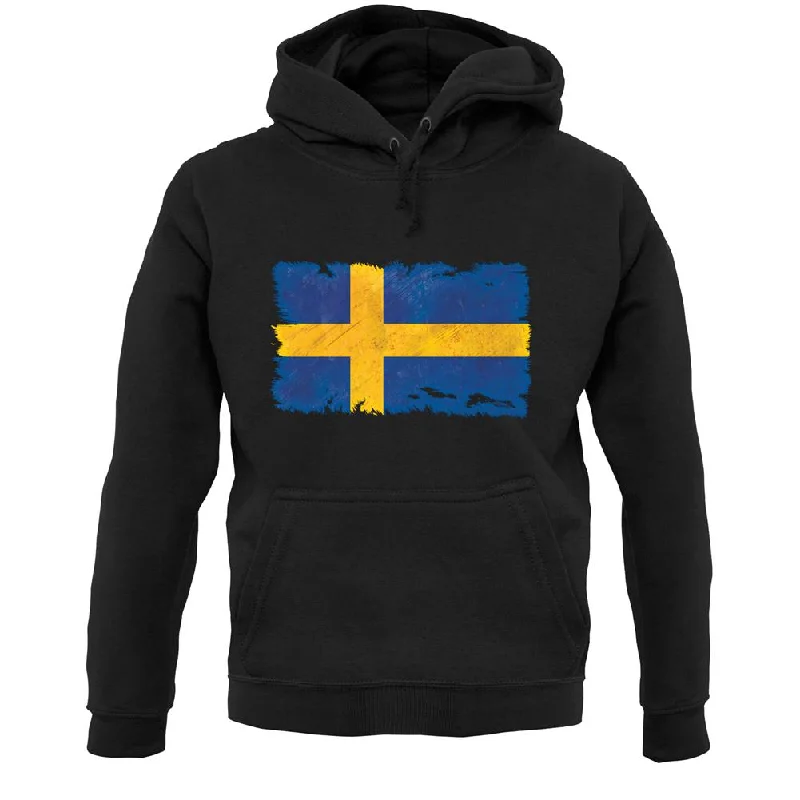 Price Drop Sweden Grunge Style Flag Unisex Hoodie
