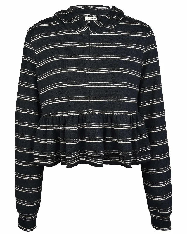 Today’s Deal Frill Hoodie - Sea Stripe