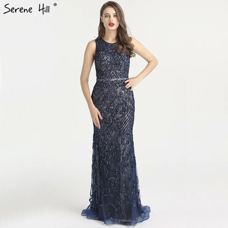 Incredible Offers On Sale No Return No Refund Serene Hill Arabic Blue Sleeveless Mermaid Luxury Evening Dresses Gowns 2024 Lace Beaded Elegant For Woman Wedding Party LA6358 Incredible Offers On Sale No Return No Refund Serene Hill Arabic Blue Sleeveless Mermaid Luxury Evening Dresses Gowns 2024 Lace Beaded Elegant For Woman Wedding Party LA6358