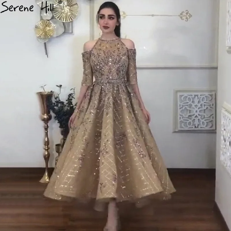 Great Deals Serene Hill Gold Luxury Ankle Length Midi dress Evening Party Dresses Wedding 2024 Evening Gowns For Woman Dresses LA71051 Great Deals Serene Hill Gold Luxury Ankle Length Midi dress Evening Party Dresses Wedding 2024 Evening Gowns For Woman Dresses LA71051