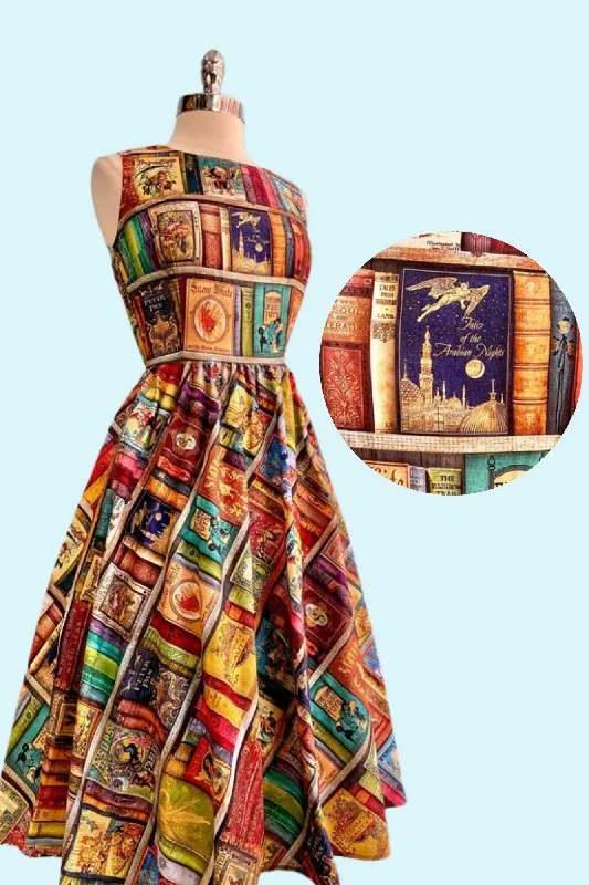 Last Chance Fairytale Book Midi Dress by Retrolicious