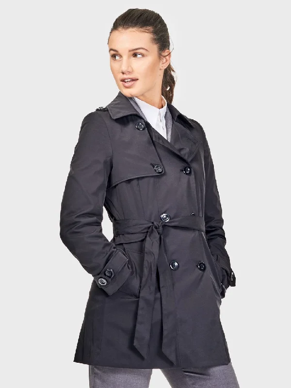 Best Seller Ladies' Mia Trench Coat - Black