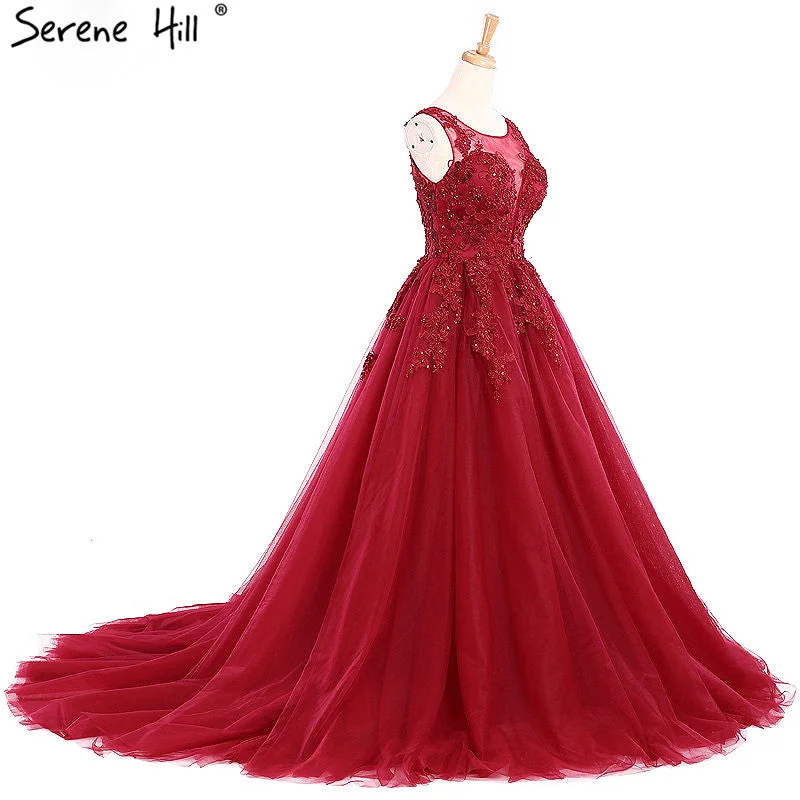 Online Specials lace burgundy Wedding Dress Wine Red Beading Bride Dress 2024 Real Picture Online Specials lace burgundy Wedding Dress Wine Red Beading Bride Dress 2024 Real Picture