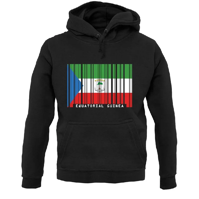 Low Prices Equatorial Guinea  Barcode Style Flag Unisex Hoodie