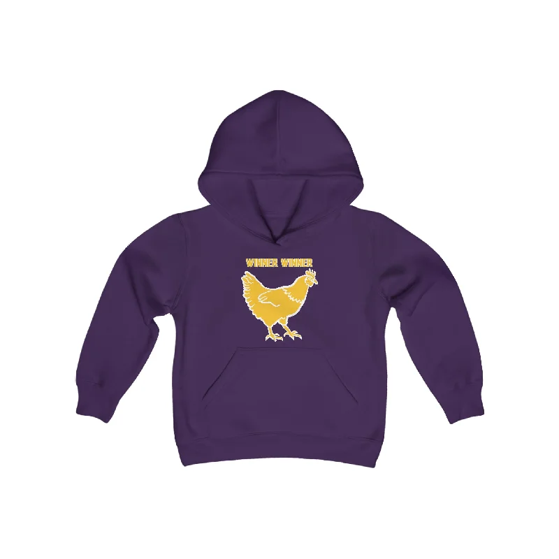 Closeout Youth Heavy Blend Hoodie - Winner Winner Chicken Dinner