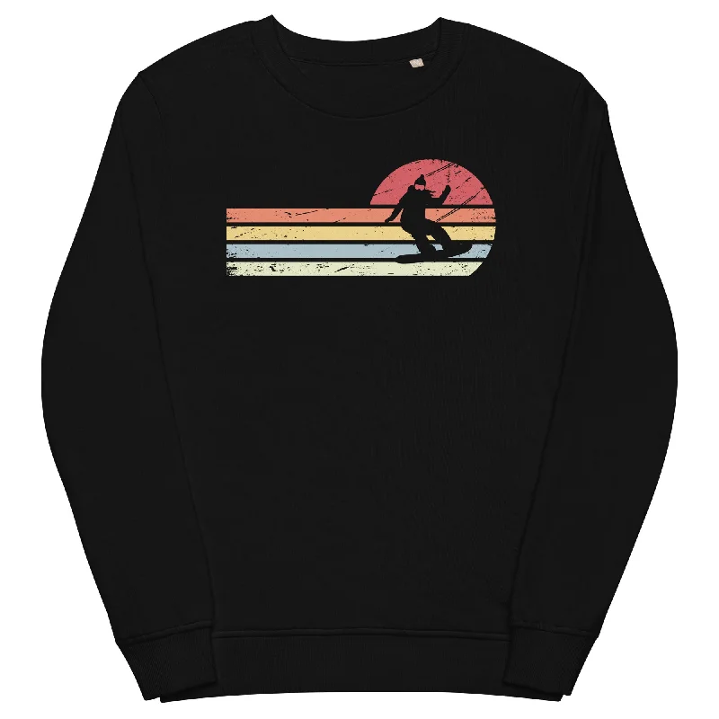 Deal Zone Sonne und Retro Linies - Frau Snowboarding - Unisex Premium Organic Sweatshirt Deal Zone Sonne und Retro Linies - Frau Snowboarding - Unisex Premium Organic Sweatshirt