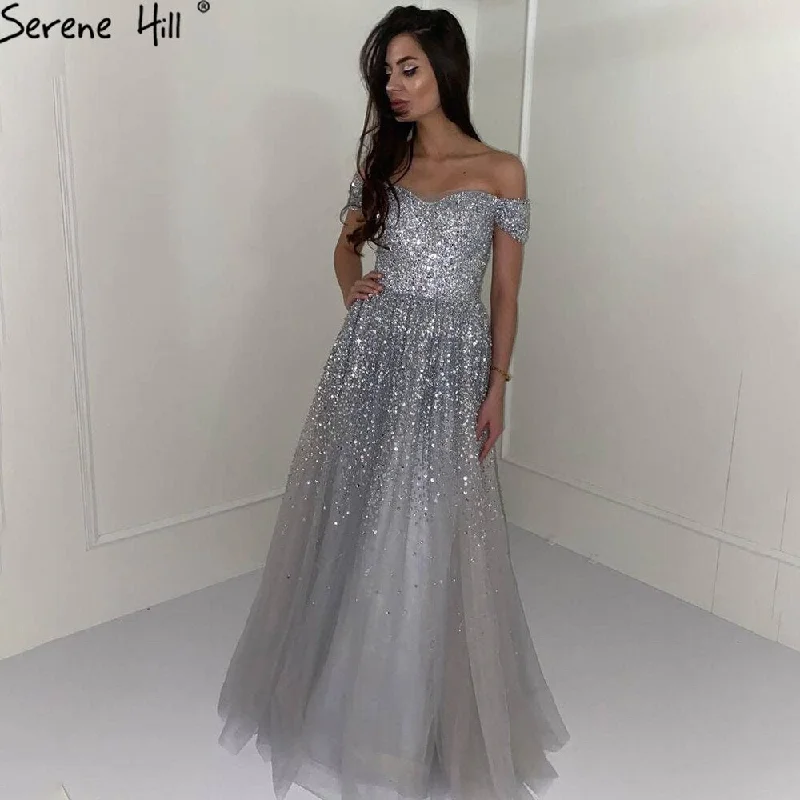 Don't Wait Serene Hill Grey Luxury A-Line Evening Dresses Gowns 2024 Beaded Bling Sexy For Women Wedding Party LA71188 Don't Wait Serene Hill Grey Luxury A-Line Evening Dresses Gowns 2024 Beaded Bling Sexy For Women Wedding Party LA71188