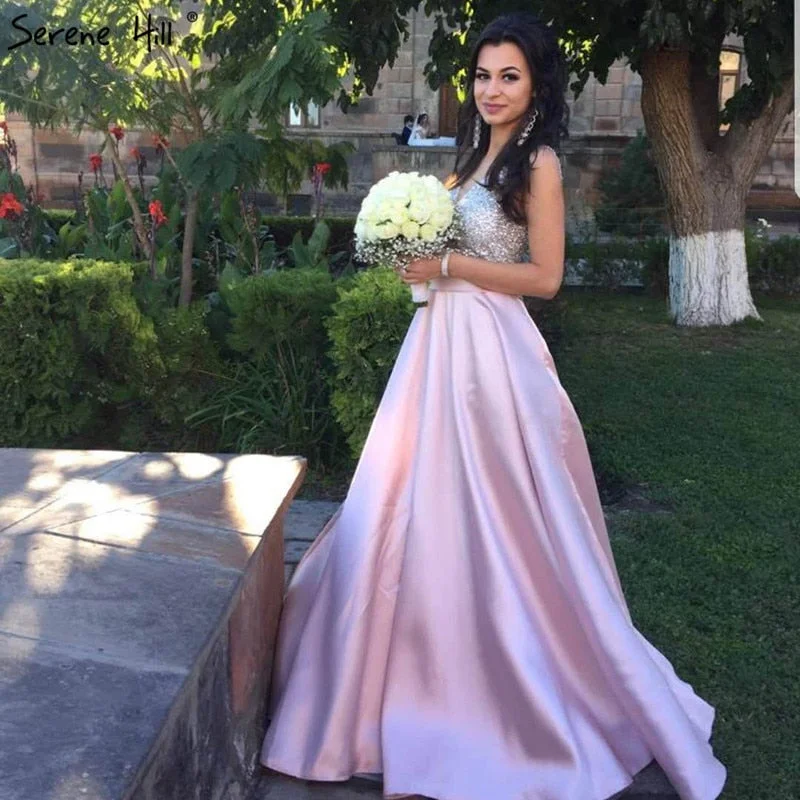 Major Savings Fashion Deep-V Evening Dresses Rose Red Sleeveless LA6063