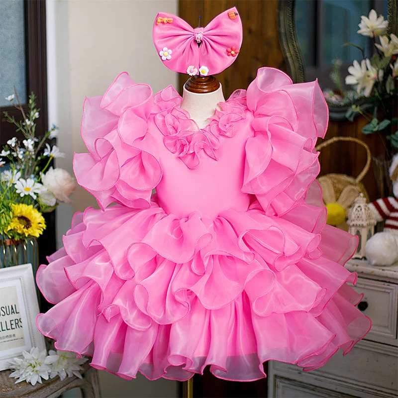 Price Blitz Girl Christmas Dress Toddler Ball Gowns Girl Pageant Summer Pink Bow Puff Princess Party Dress Price Blitz Girl Christmas Dress Toddler Ball Gowns Girl Pageant Summer Pink Bow Puff Princess Party Dress