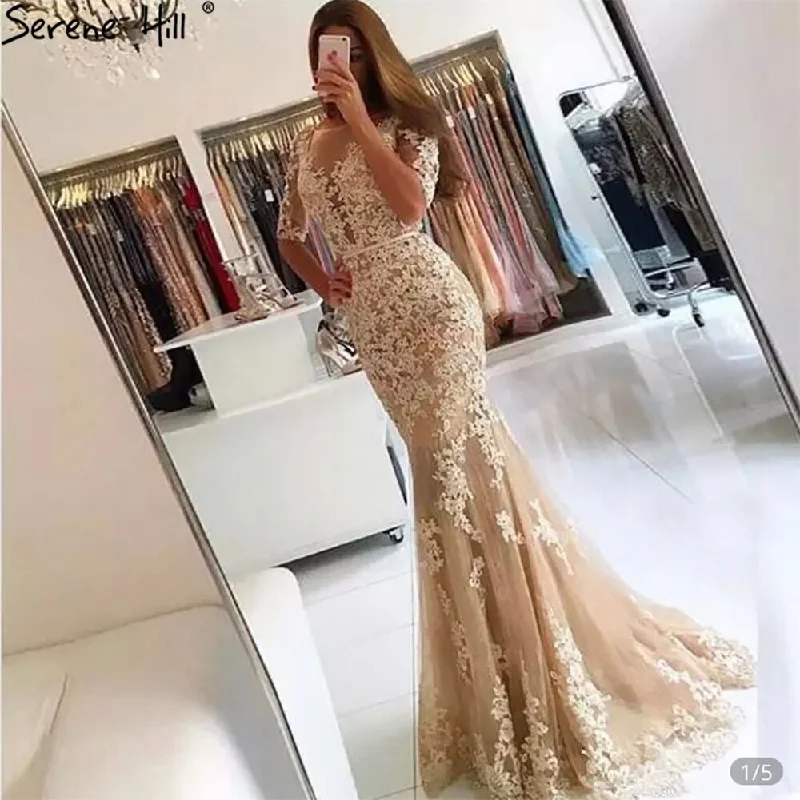 Shop and Save Serene Hill Nude Mermaid Lace Beaded Muslim Luxury Evening Dresses Gowns 2024 Party For Woman LA71193 Shop and Save Serene Hill Nude Mermaid Lace Beaded Muslim Luxury Evening Dresses Gowns 2024 Party For Woman LA71193