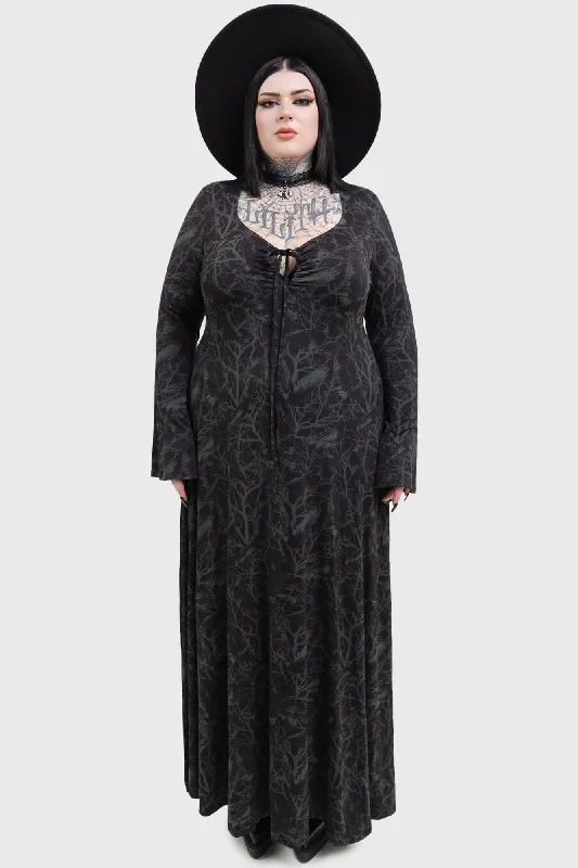 Super Deal Raven Shade Dress [PLUS]