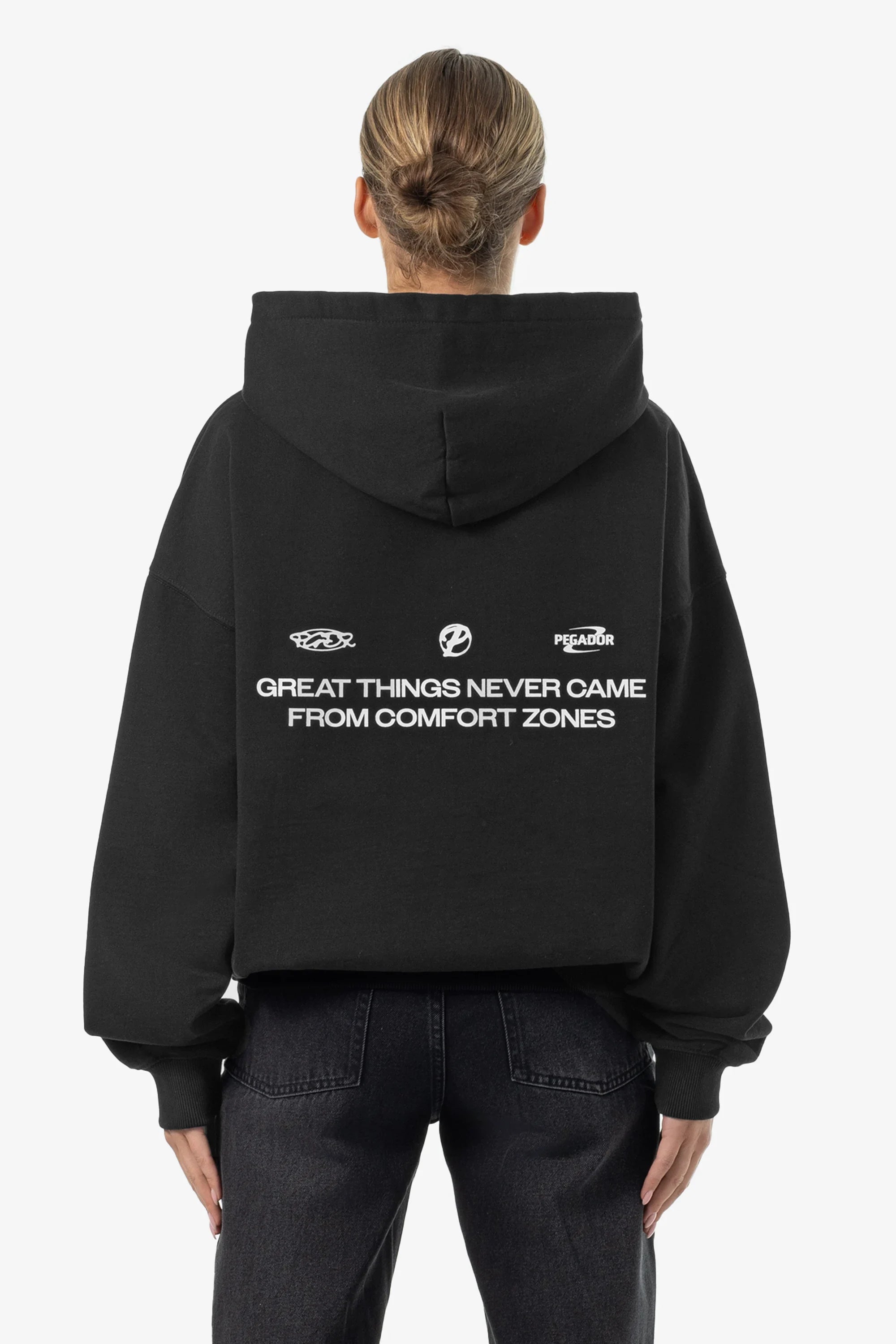 Mega Deal Mairi Oversized Hoodie Washed Black