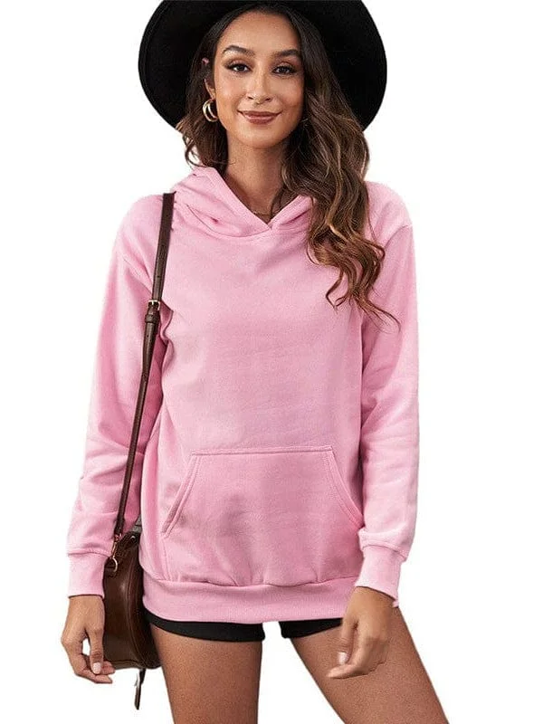 Shop and Save Solid Color Hoodies for Women