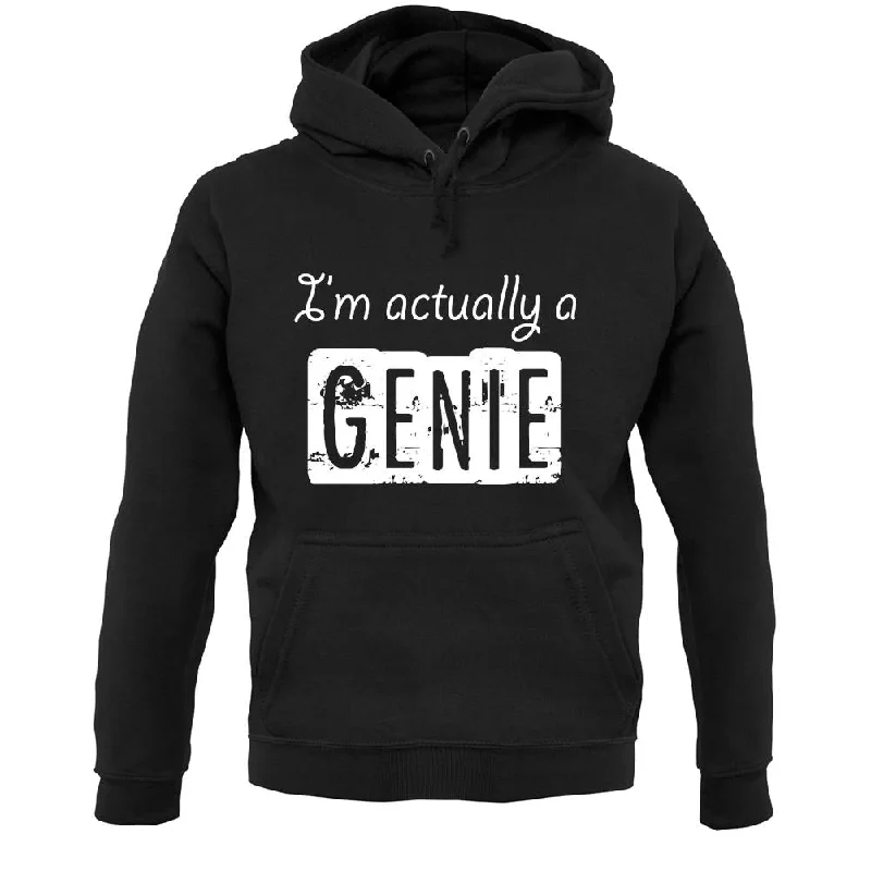 Amazing Deals I'm Actually A Genie Unisex Hoodie