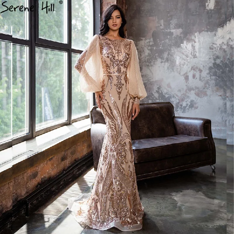 Steals and Deals Serene Hill Muslim Mermaid Gold Evening Dresses Gowns 2024 Sparkle Luxury Elegant For Women Party LA70953 Steals and Deals Serene Hill Muslim Mermaid Gold Evening Dresses Gowns 2024 Sparkle Luxury Elegant For Women Party LA70953