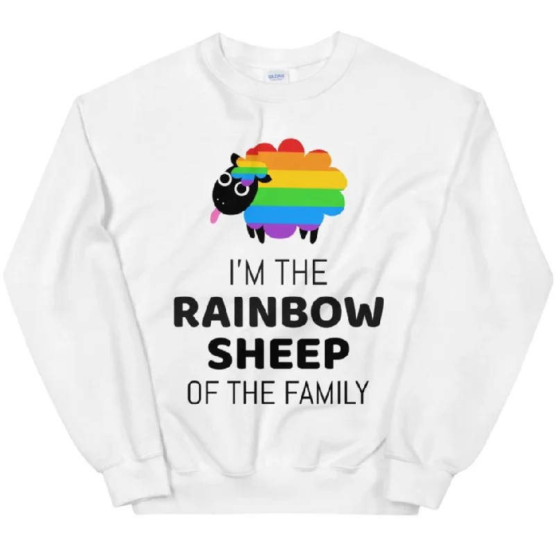 Crazy Savings I'm The Rainbow Sheep Of The Family -- Sweatshirt