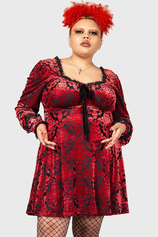 Final Clearance Sitri Long Sleeve Dress [PLUS]