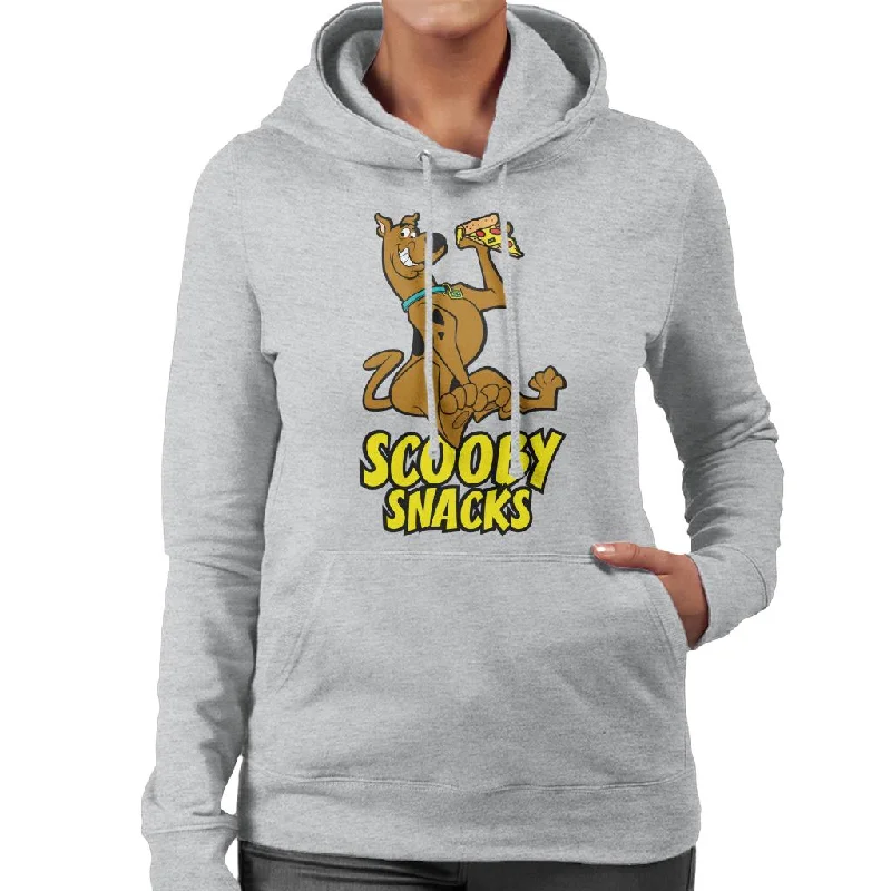 Inventory Reduction Scooby Doo Pizza Scooby Snacks Women's Hooded Sweatshirt