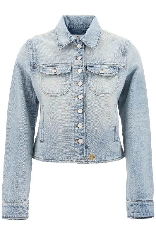 Deal Alert Denim Trucker Jacket For  - Light Blue