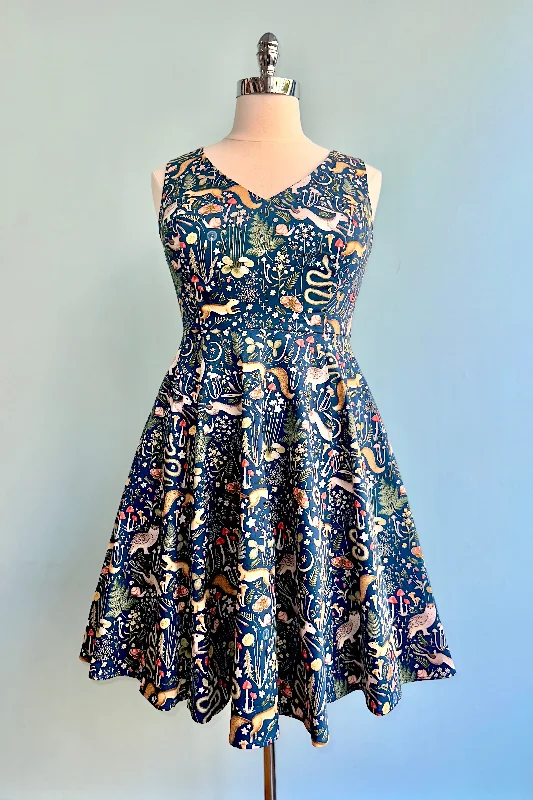 Warehouse Sale In the Wilderness V-Neck Dress by Eva Rose