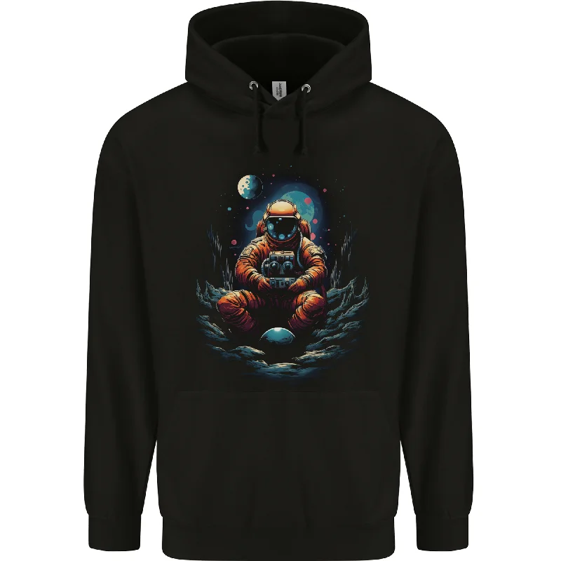 Major Savings Astronaut Gamer Fantasy Gaming Planets Space Mens 80% Cotton Hoodie