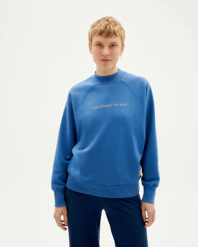 Exclusive Access Here Comes The Sun Sweater Blue