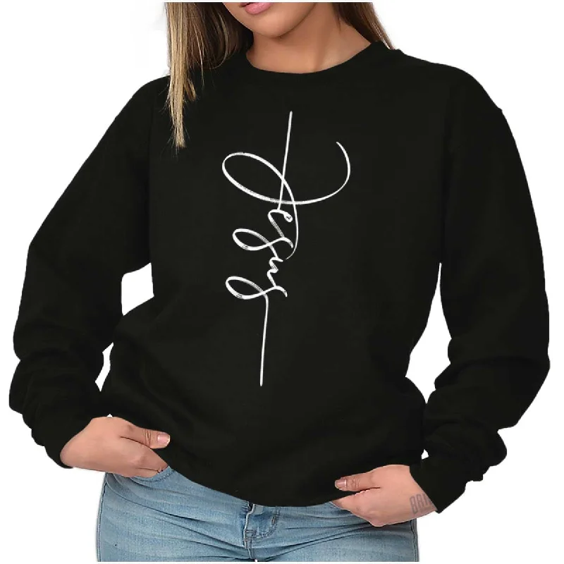 Blowout Deals Jesus Fashion Crewneck Sweatshirt