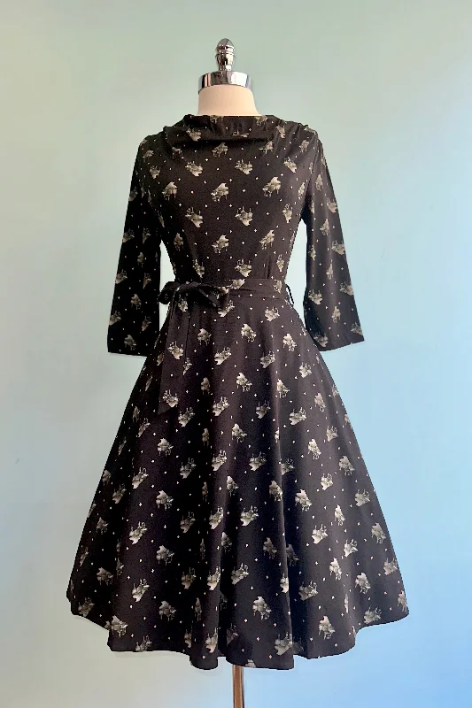 Final Sale Grand Piano Emma 3/4 Sleeve Dress by Miss Lulo