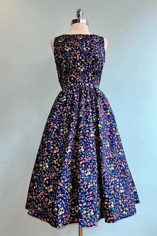 Get It Before It’s Gone Hop to It Midi Dress by Retrolicious