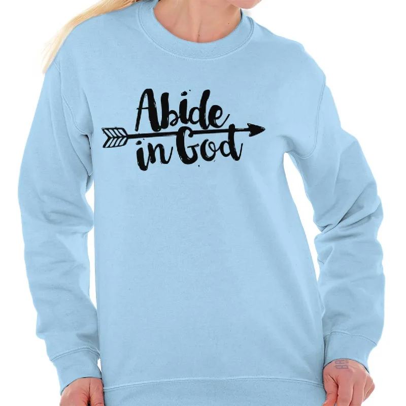 Don't Wait Abide God Crewneck Sweatshirt