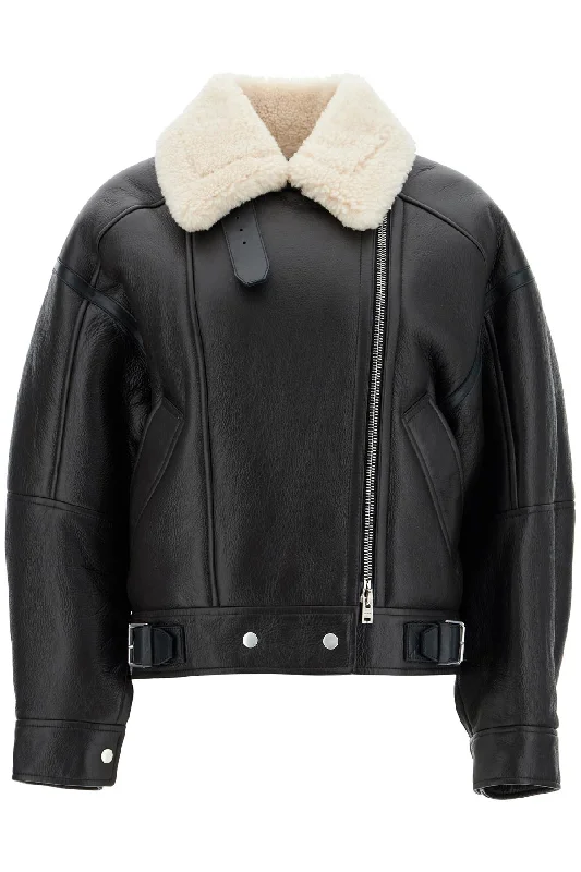 Limited Stock Oversized Shearling Jacket  - Brown