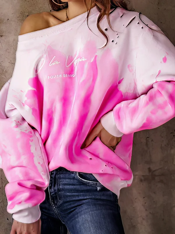 Closeout Stylish Tie-Dye Hoodie