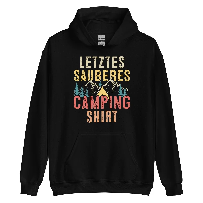 Deep Discounts Letztes Sauberes Camping Shirt - Unisex Hoodie