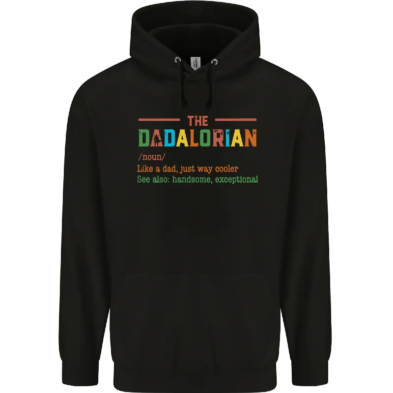 Bargain Blast Dadalorian Funny Fathers Day Dad Daddy Mens 80% Cotton Hoodie