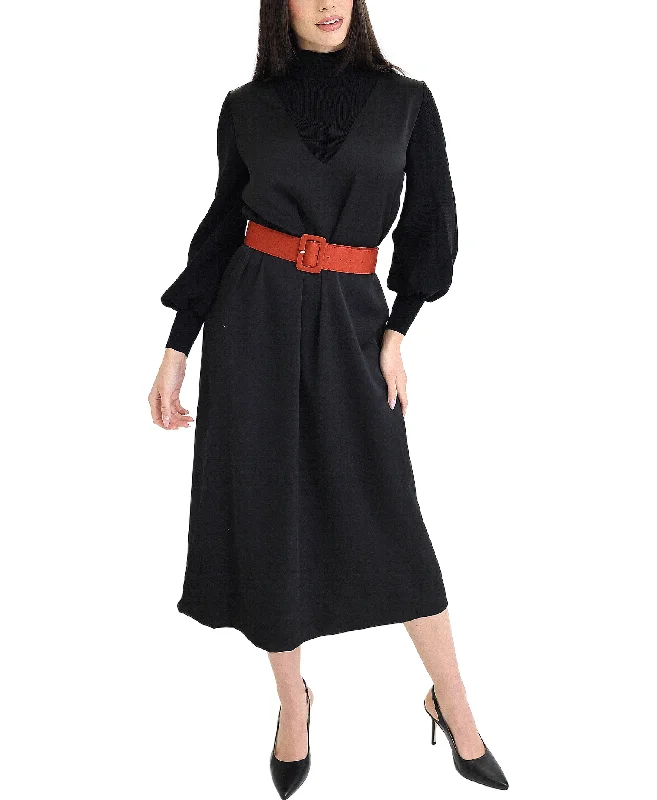 Limited Time Discount Mixed Media Dress