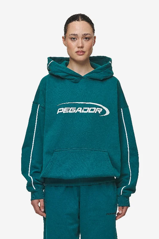 Fantastic Offers Naomi Oversized Hoodie Washed Urban Turquoise
