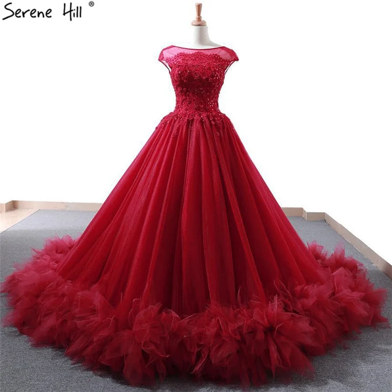 Great Deals Vintage Red Sleeveless High-end Luxury Wedding Dress Diamond Pearls Bridal Gown Great Deals Vintage Red Sleeveless High-end Luxury Wedding Dress Diamond Pearls Bridal Gown