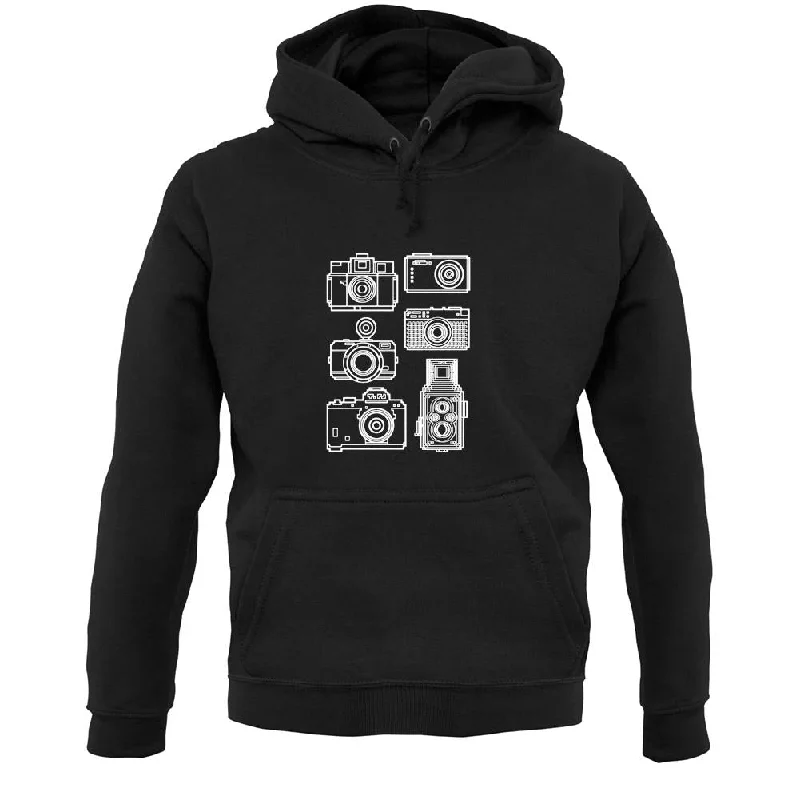 Don't Miss Vintage Cameras Unisex Hoodie