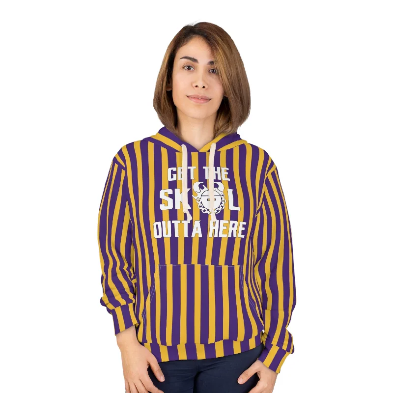 Fantastic Deals Unisex Pullover Hoodie - Stripes - Get OUTTA Here