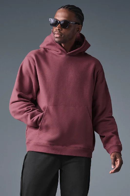Mega Sale Renown Heavy Weight Hoodie - Burgundy Truffle
