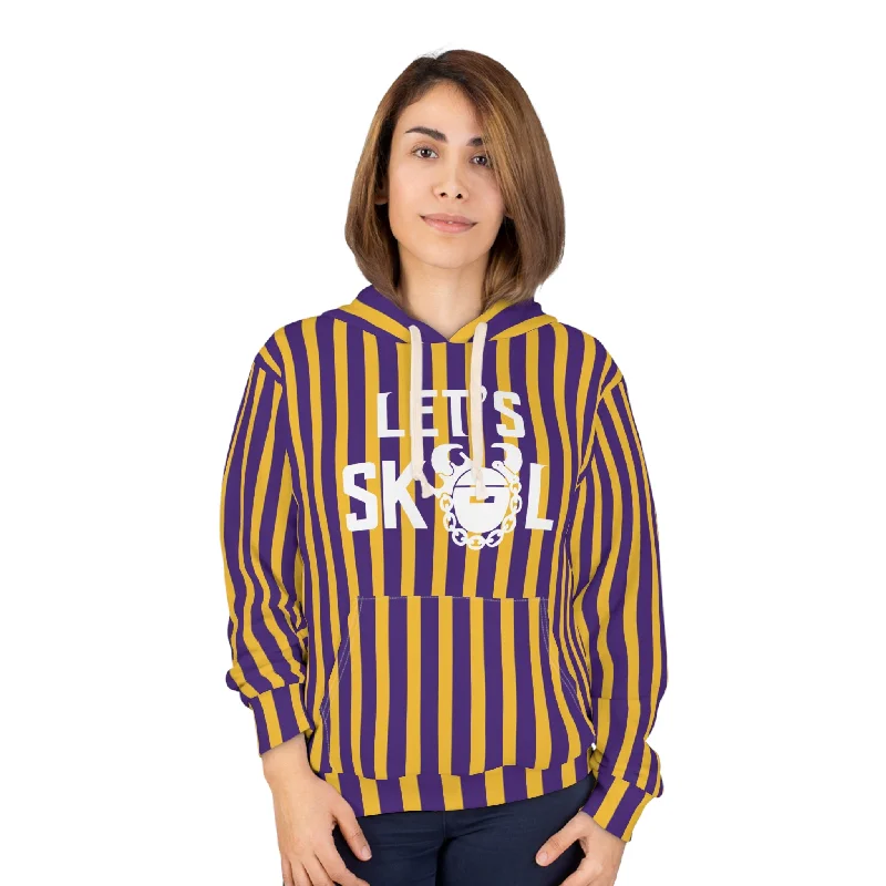 Anniversary Sale Unisex Pullover Hoodie - Stripes - Let's go!