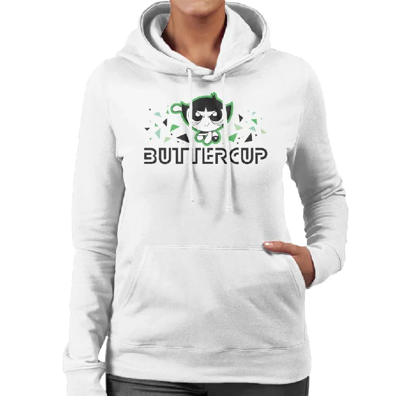 Daily Deals Powerpuff Girls Buttercup Triangle Art Women's Hooded Sweatshirt