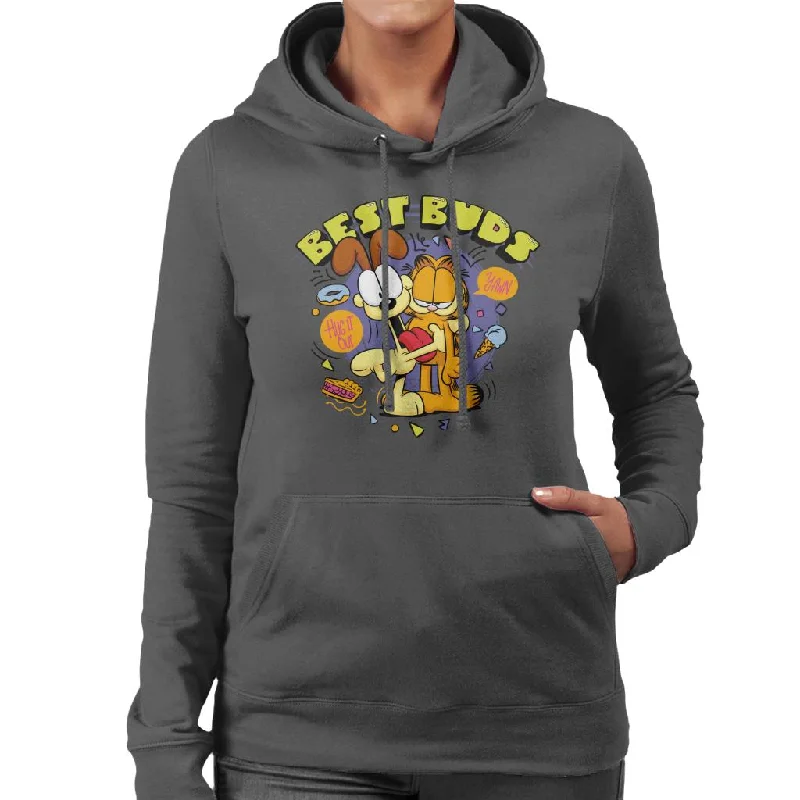 YEAR-End Sale Garfield And Odie Best Buds Women's Hooded Sweatshirt