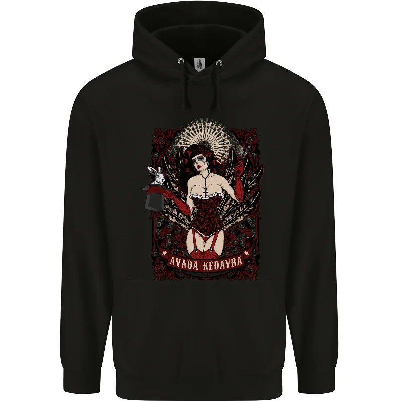 While Supplies Last Avada Kedavra Day of the Dead DOTD Mens 80% Cotton Hoodie